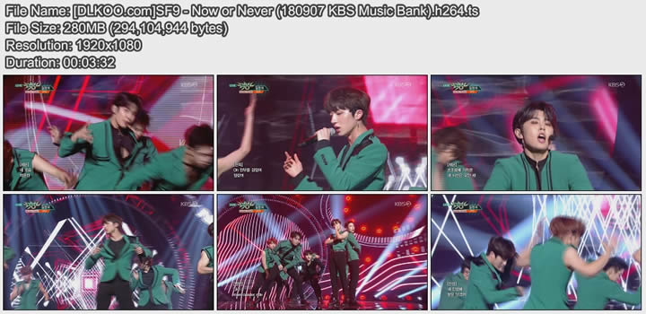 Mv 日韩 Sf9 Now Or Never Live 音乐银行 Ts 1080i Mp4 7p